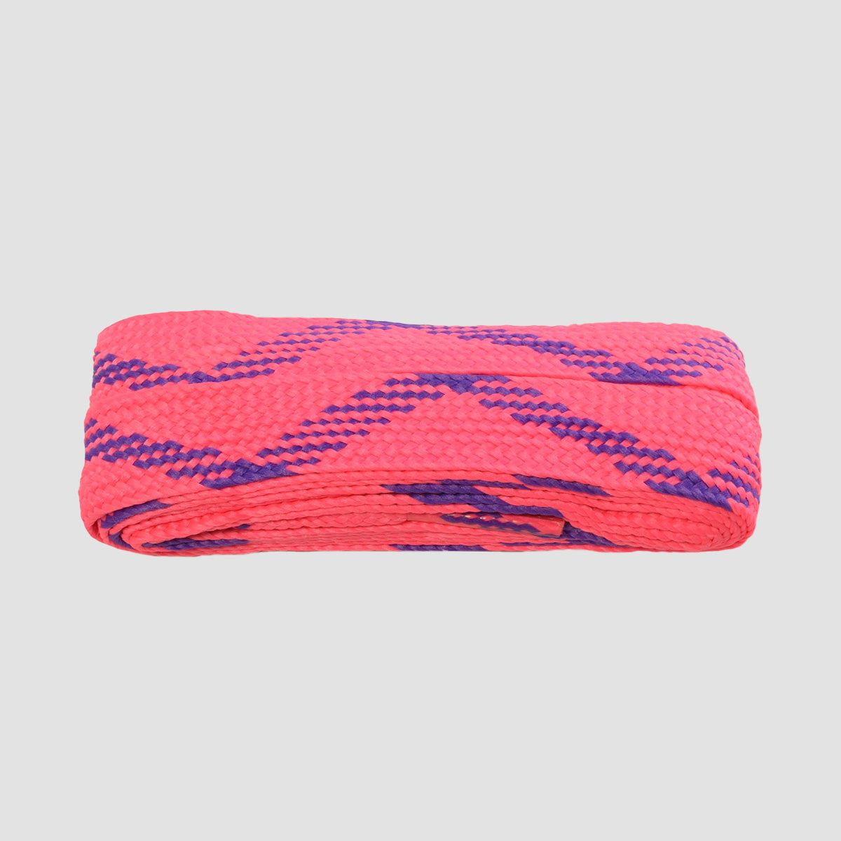 ShoeString Crazy Wide 220cm Laces (Banded Pack) Pink/Purple