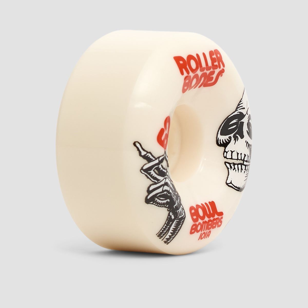 Rollerbones Bowl Bombers 101a Quad Wheels x8 White 62mm