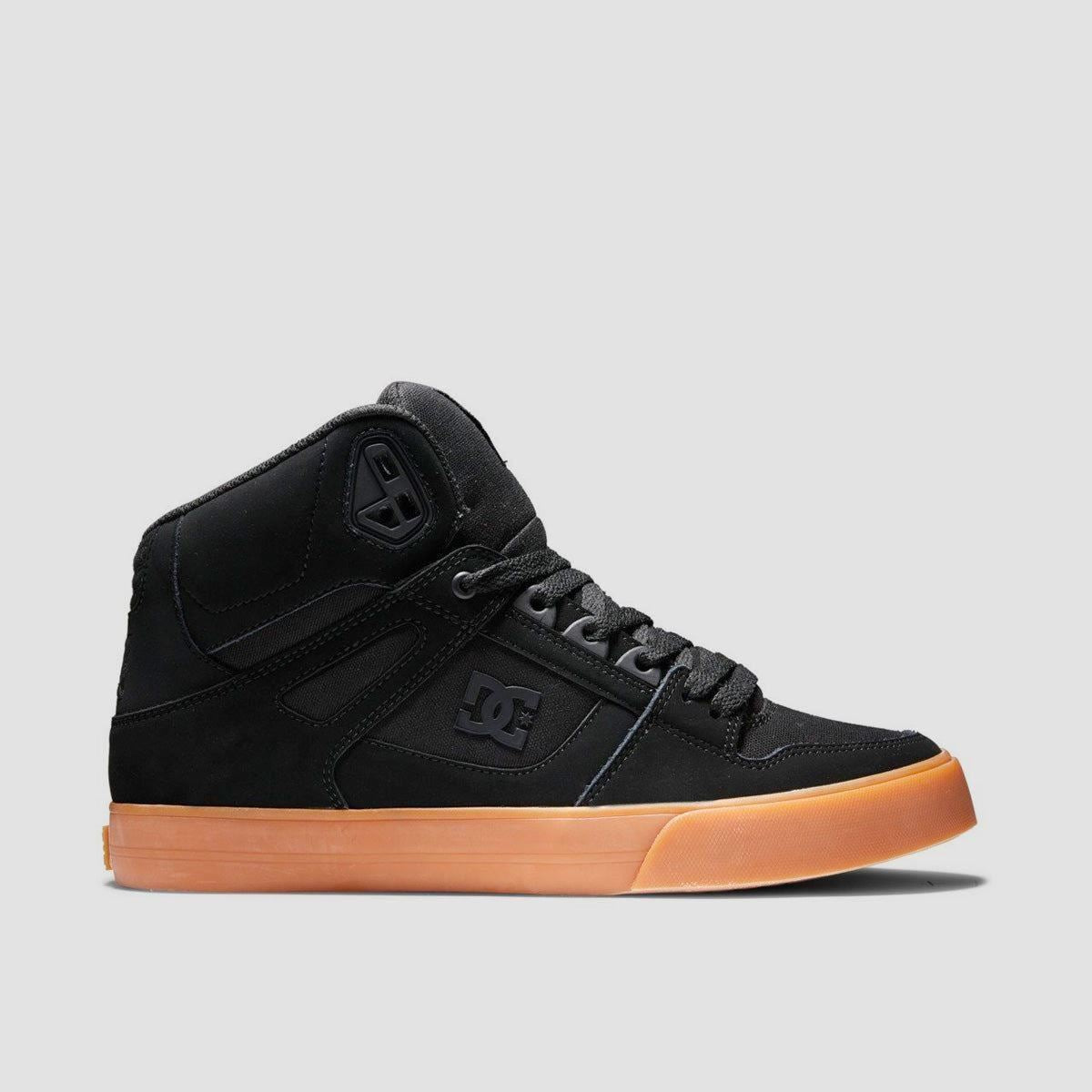 DC Pure High-Top WC Shoes - Black/Gum