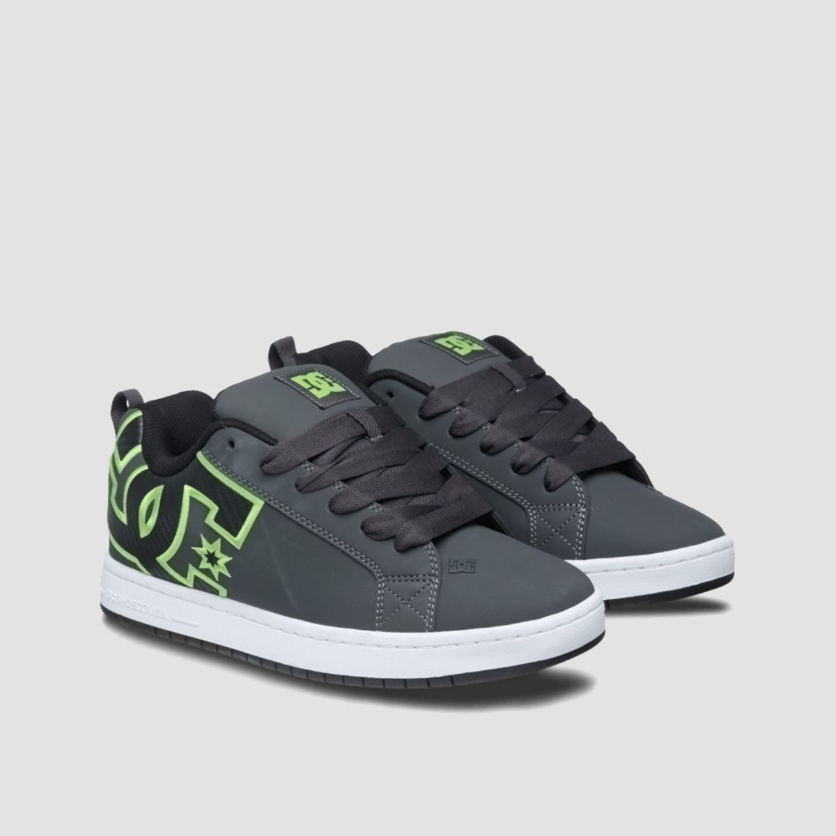 DC Court Graffik Shoes - Grey/Black/Green