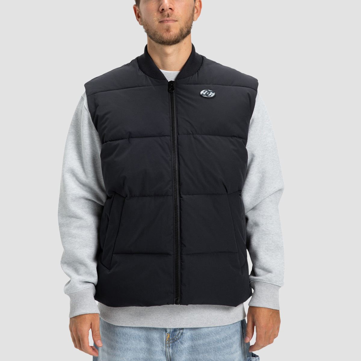 DC Rover Puffer Vest Jacket Black