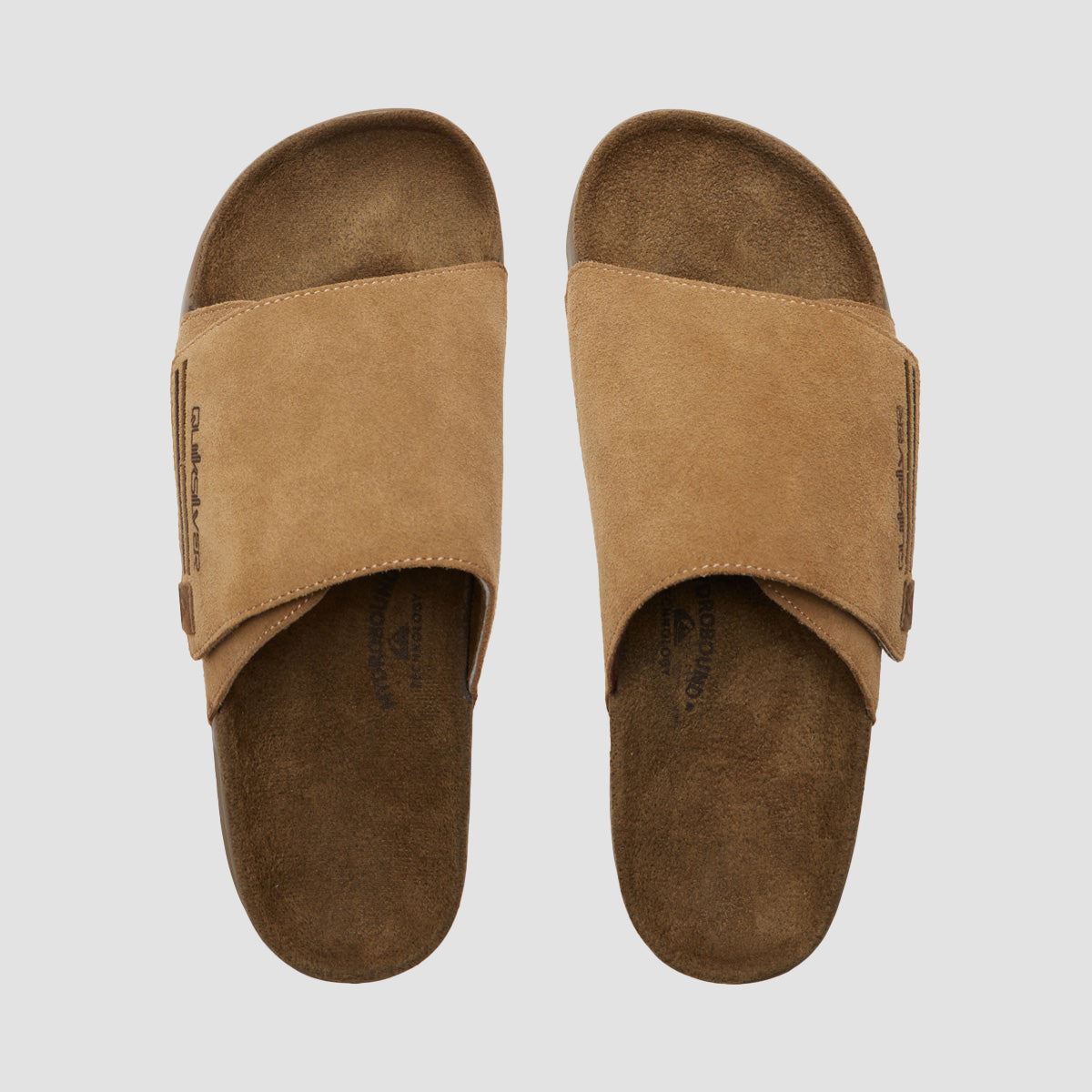 Quiksilver Rivi Vegan Suede Sandals - Tan 1