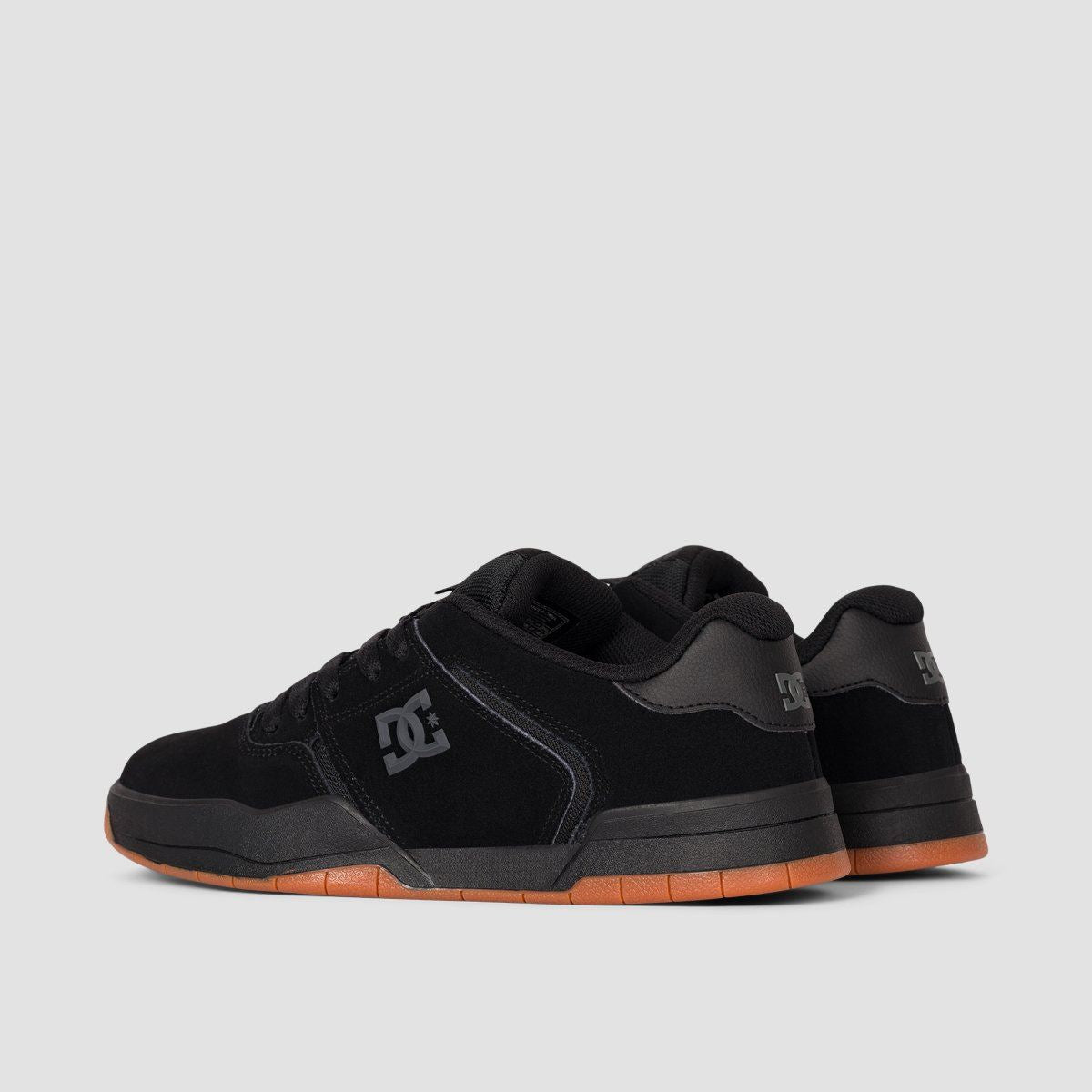 DC Central Shoes - Black/Black/Gum