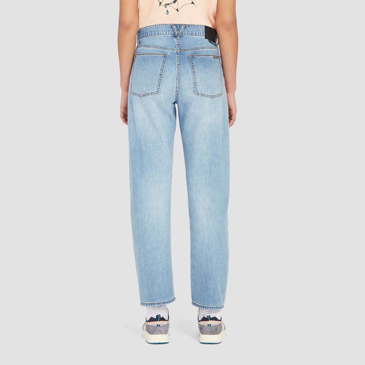 Volcom Daddio Relaxed Fit Jeans Vintage Blue - Womens