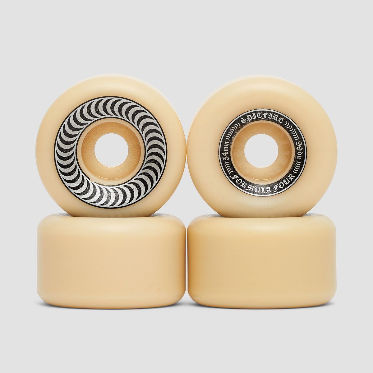 Spitfire Formula Four OG Classics 99 Skateboard Wheels Natural/Silver 54mm