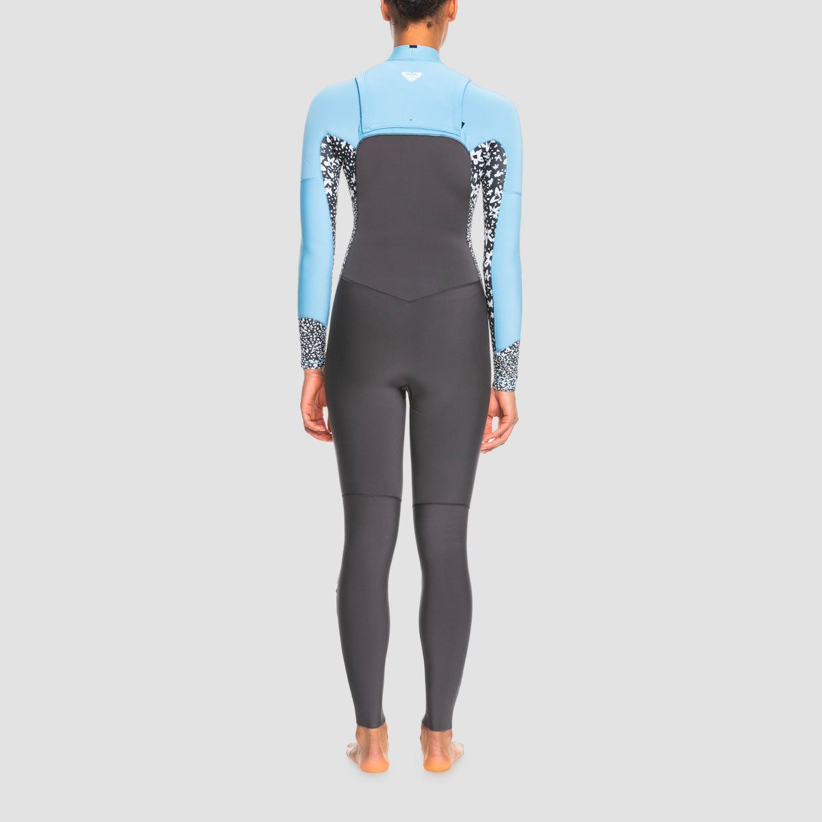 Roxy Swell Series 4/3mm Chest Zip Wetsuit Jet/Boy Blue - Womens