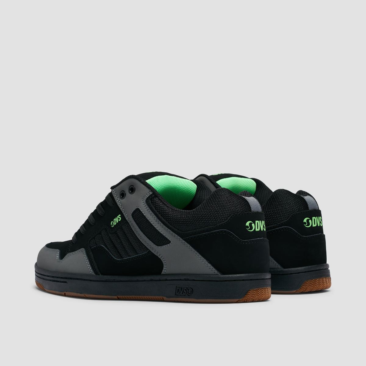DVS Enduro 125 Shoes - Charcoal/Black/Lime Nubuck