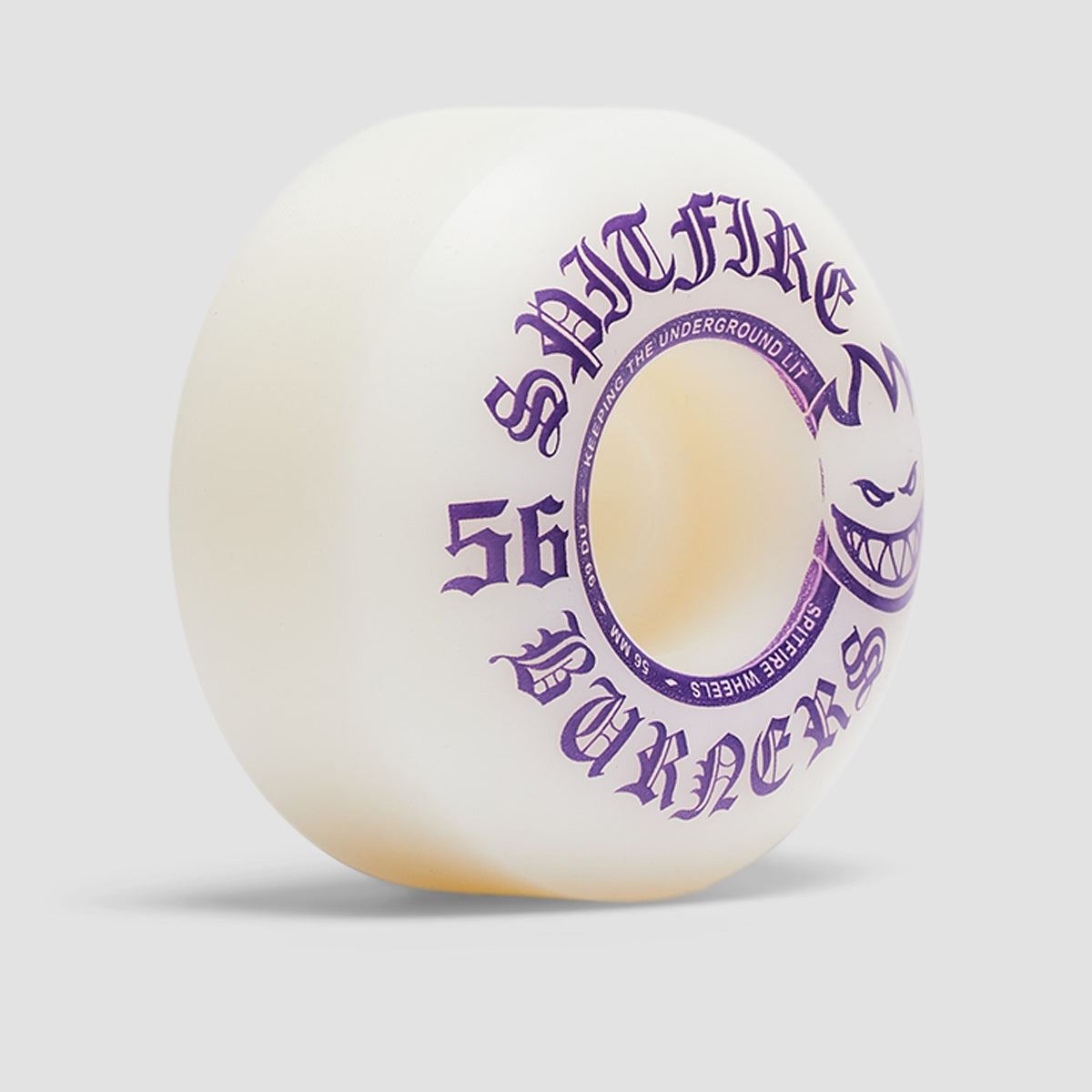 Spitfire Burners 99DU Skateboard Wheels White 56mm