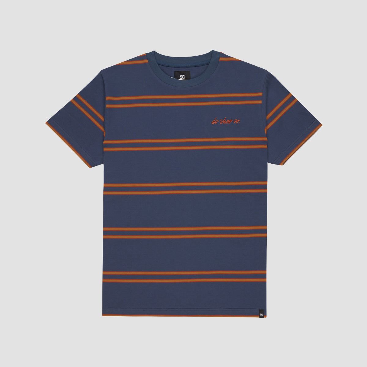 DC Maximise Stripe T-Shirt Dark Denim - Kids