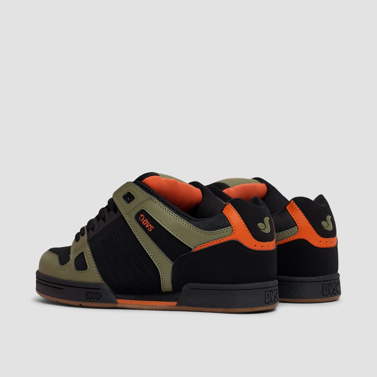 DVS Celsius Shoes - Black/Olive/Orange Nubuck
