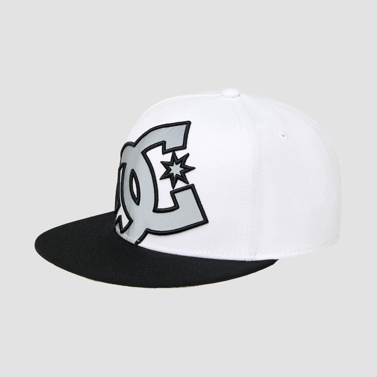 DC Double That Snapback Cap Bright White