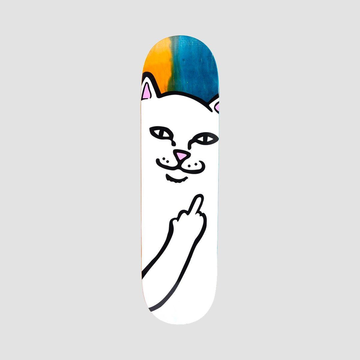 Ripndip Lord Nermal Skateboard Deck Orange/Aqua - 8.5"