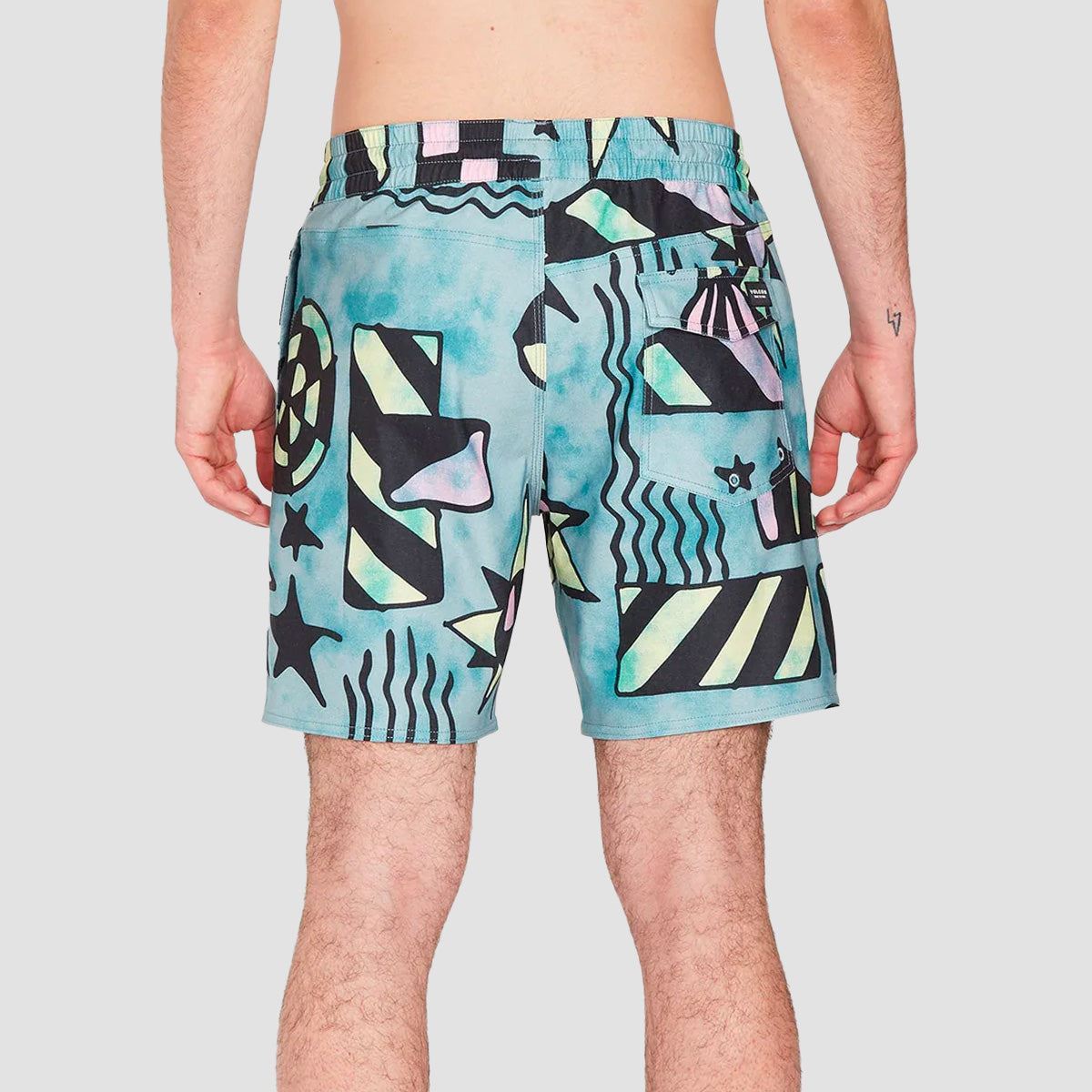 Volcom Chlorine Killer Stoney 17" Boardshorts Temple Teal