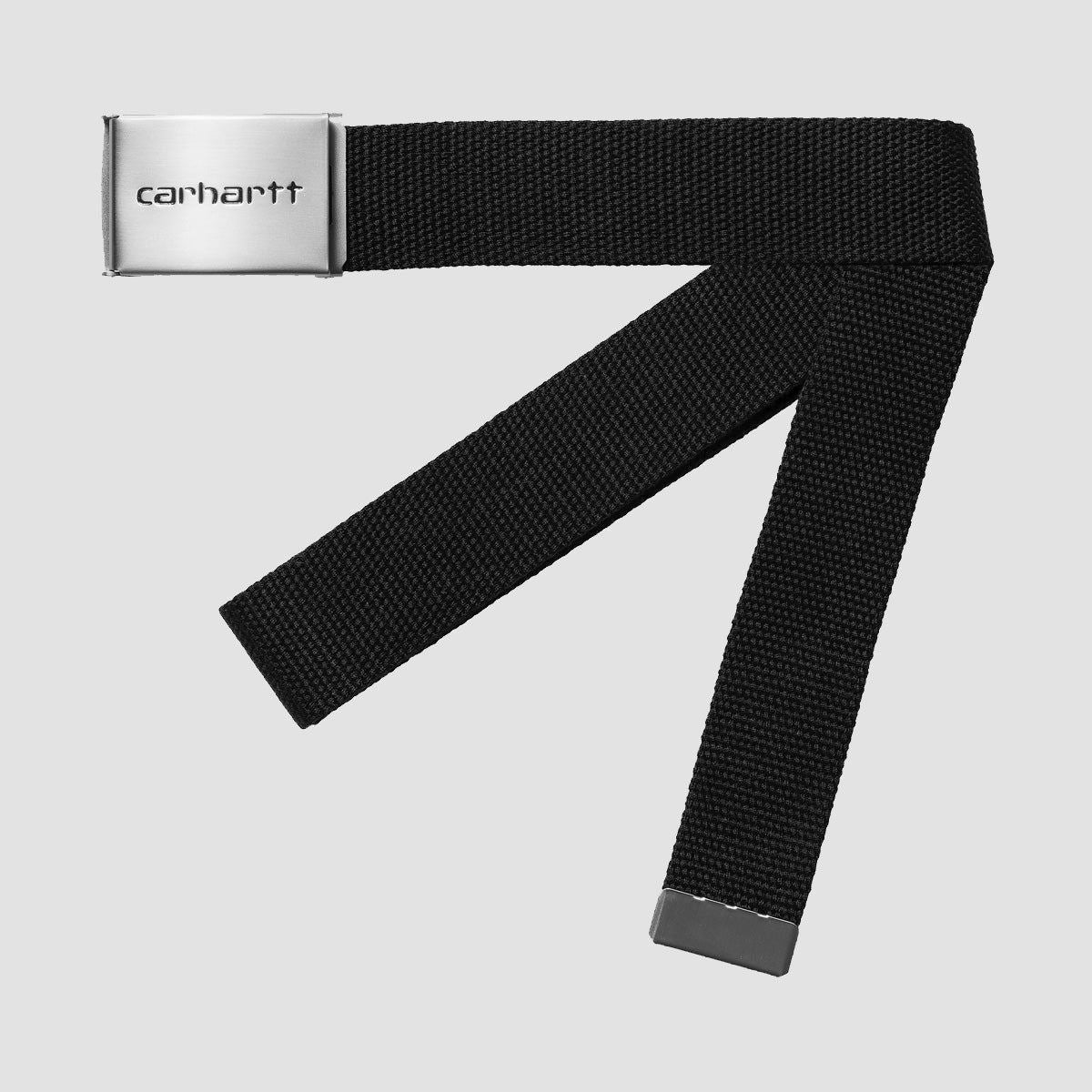 Carhartt WIP Clip Belt Chrome Black