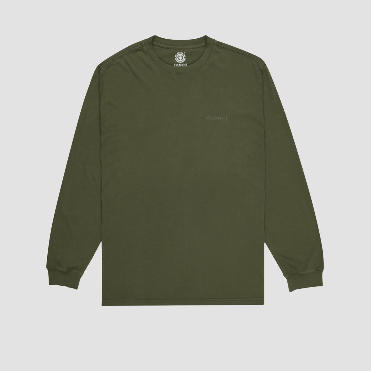 Element Lowcase Pigment Longsleeve T-Shirt Rifle Green