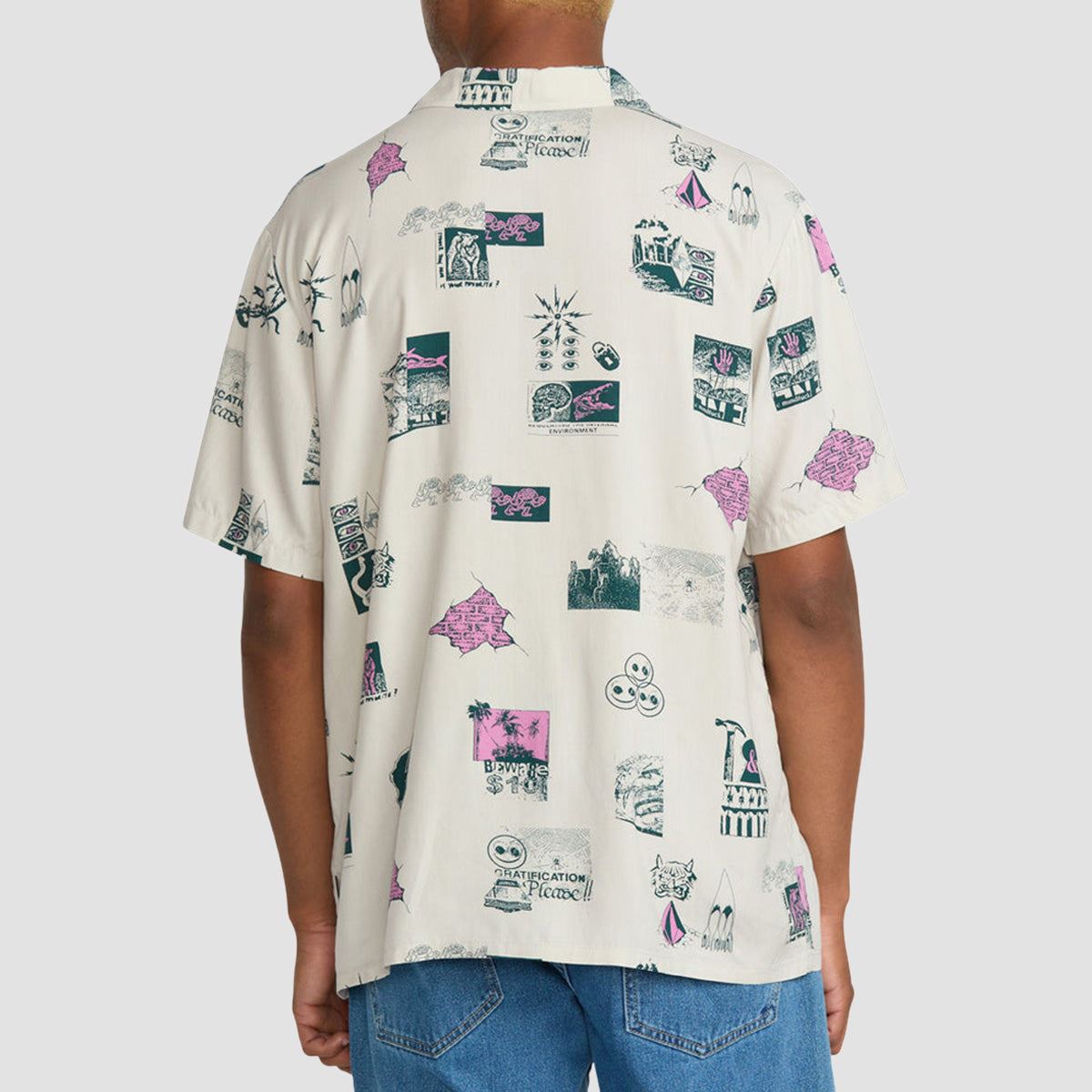 Volcom Mistostone Short Sleeve Shirt Stone