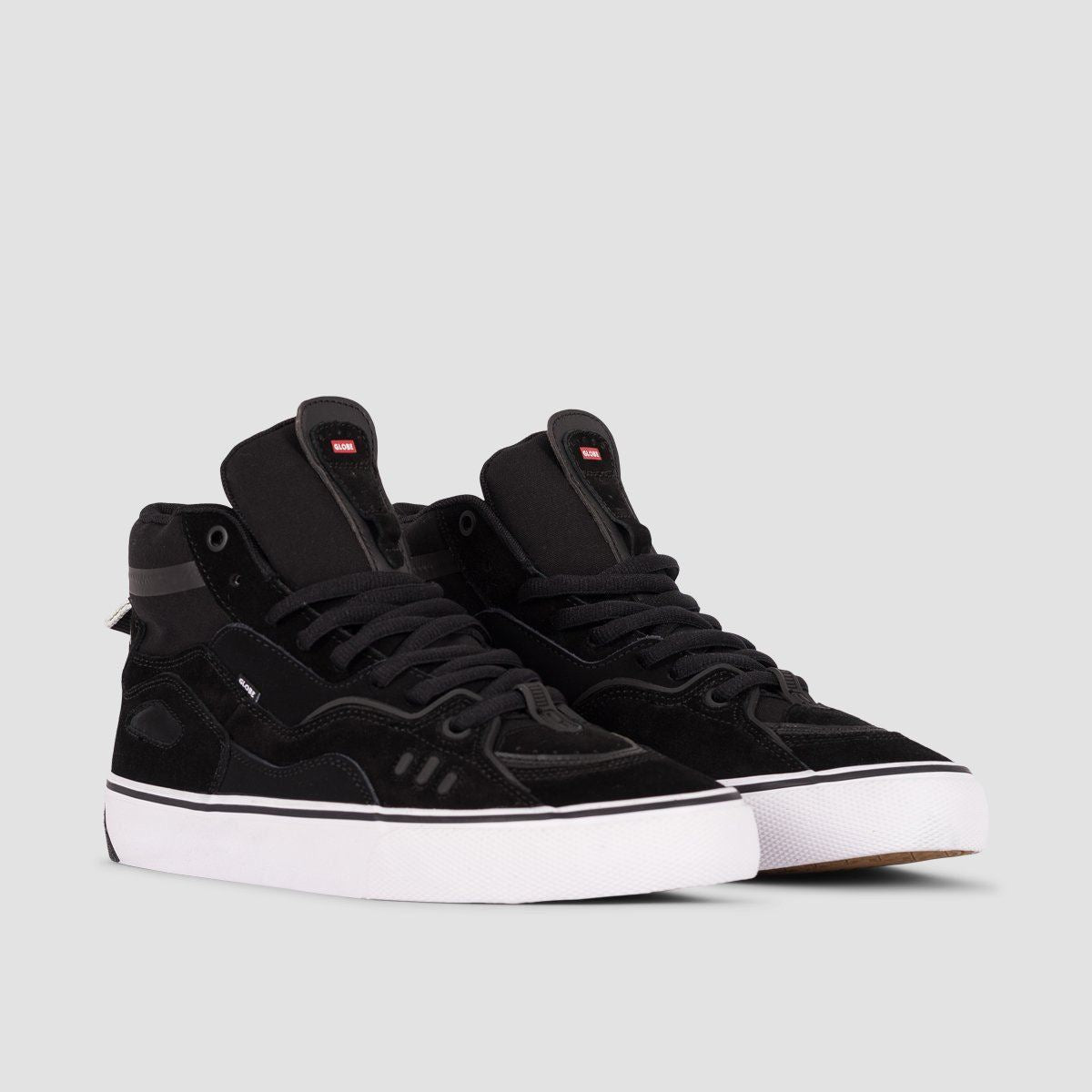 Globe Dimension High Top Shoes - Black/White/Gum