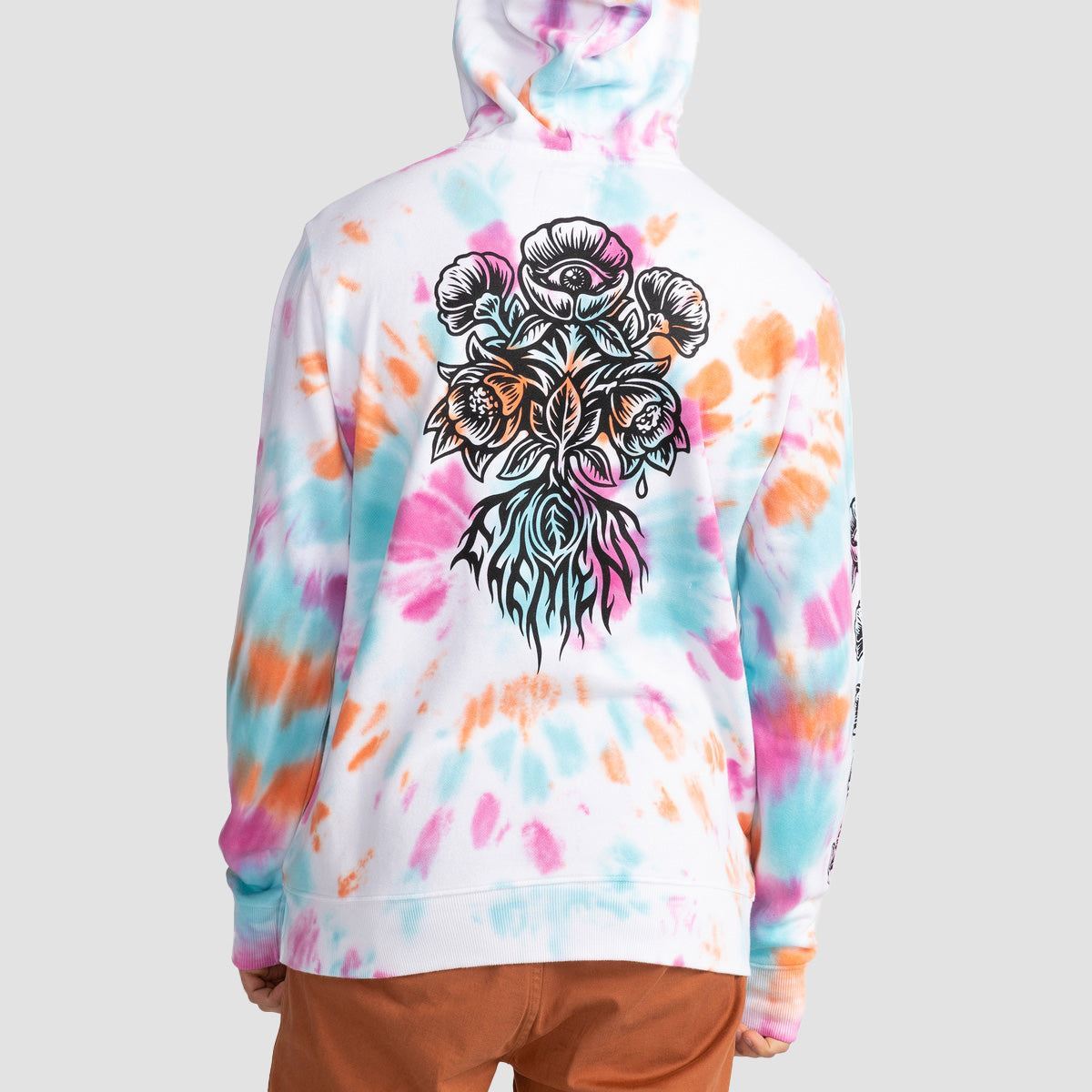 Element X Timber Bloom Pullover Hoodie Festivalfuchsia