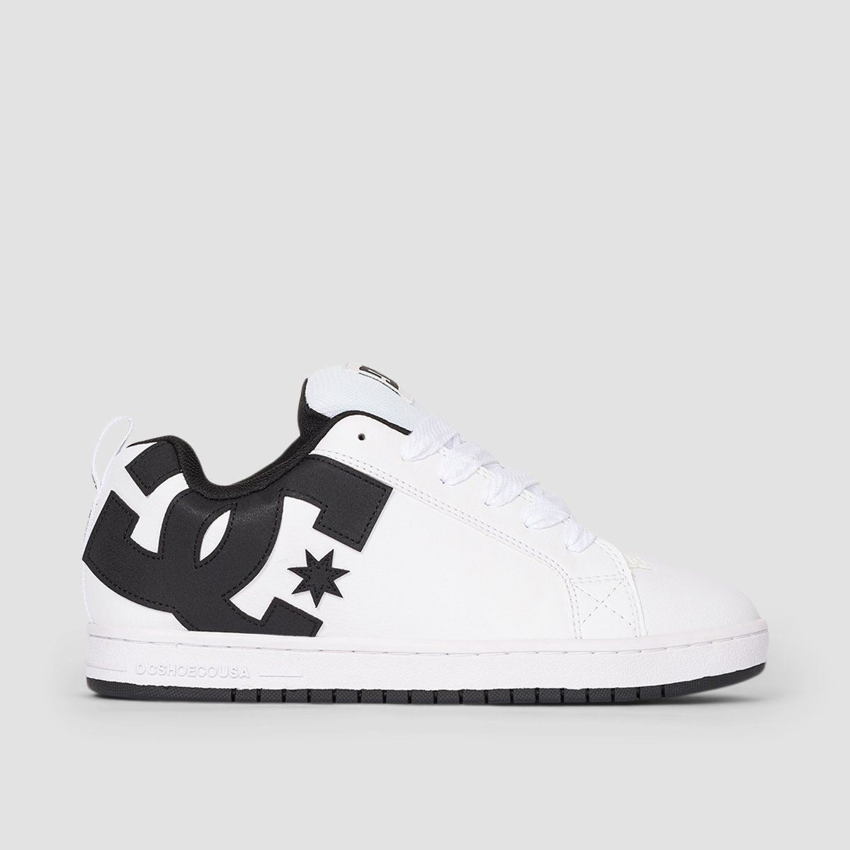 DC Court Graffik Shoes - White/Black/Black