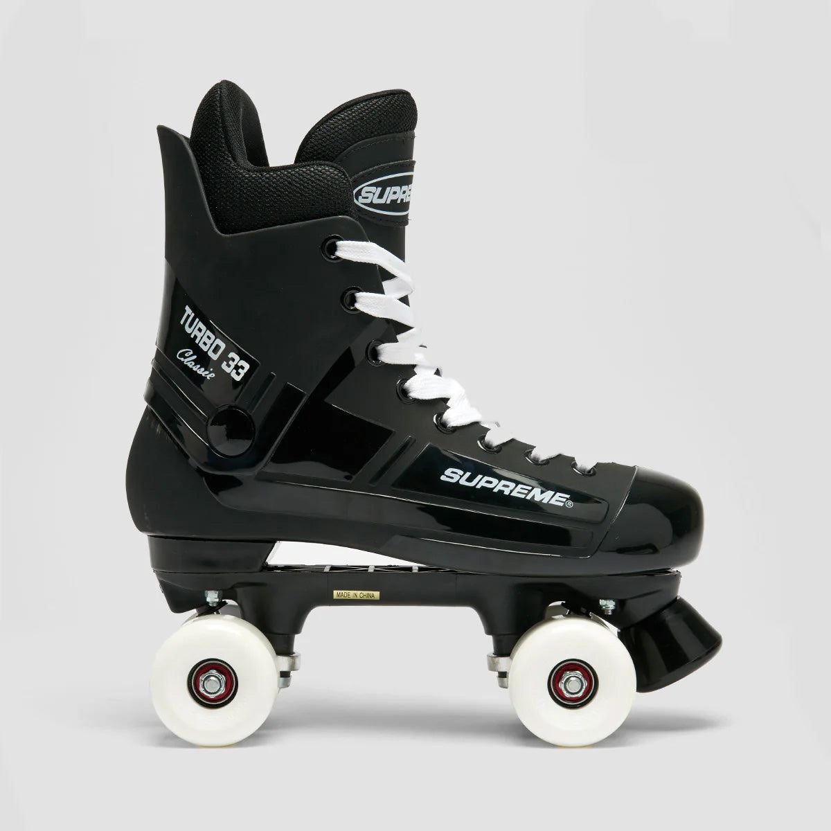 Supreme Turbo 33 Nylon Quad Skates Black/Sims