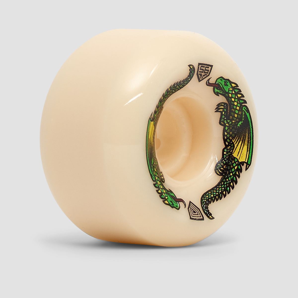 Powell Peralta Dragon Formula V6 93A Skateboard Wheels Off White 56x36mm