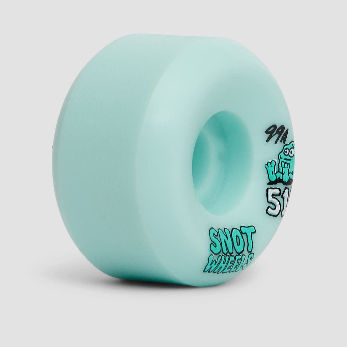 Snot Team 99A Conical Skateboard Wheels Pale Teal 51mm
