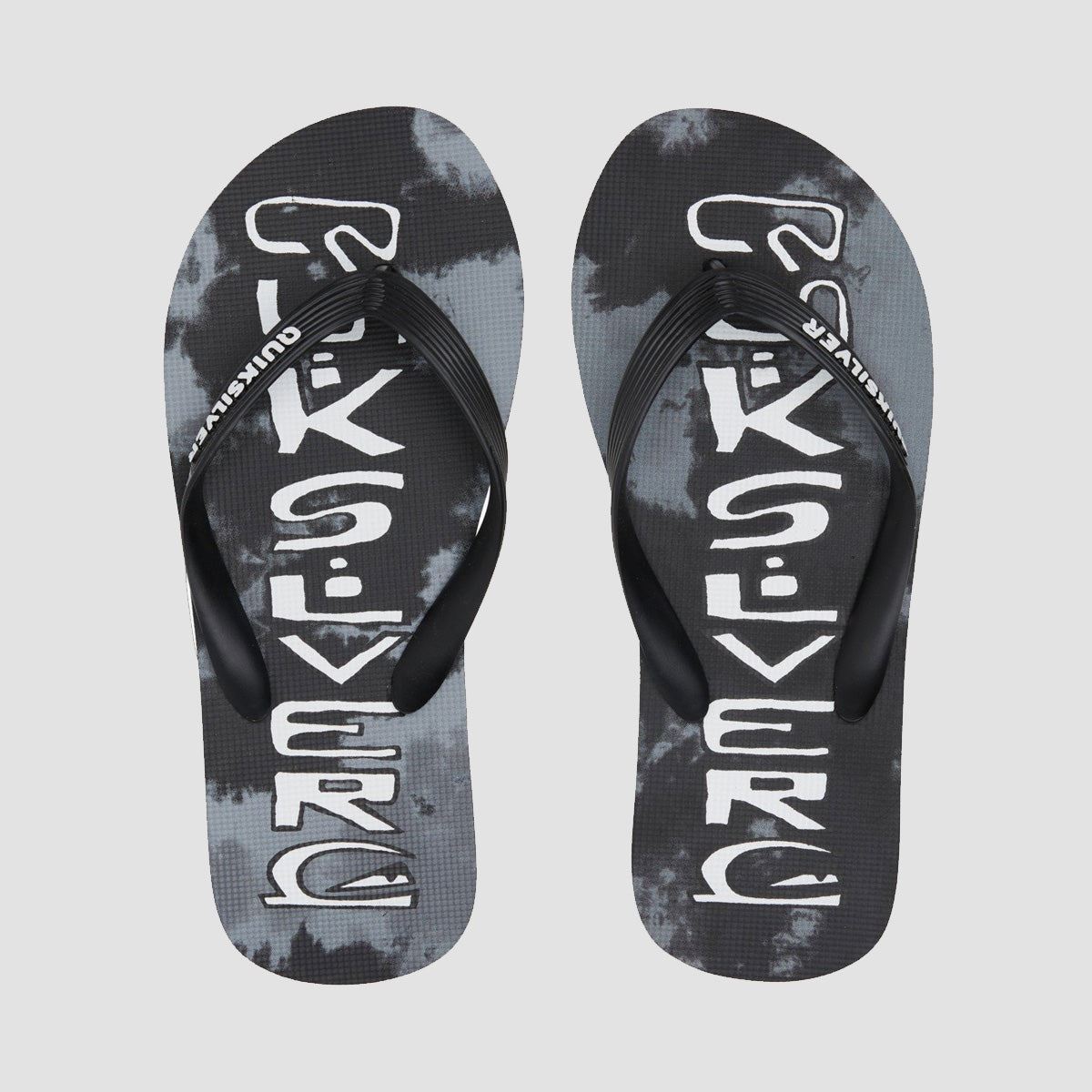 Quiksilver Molokai Acid Drop Flip-Flops Black 1 - Kids