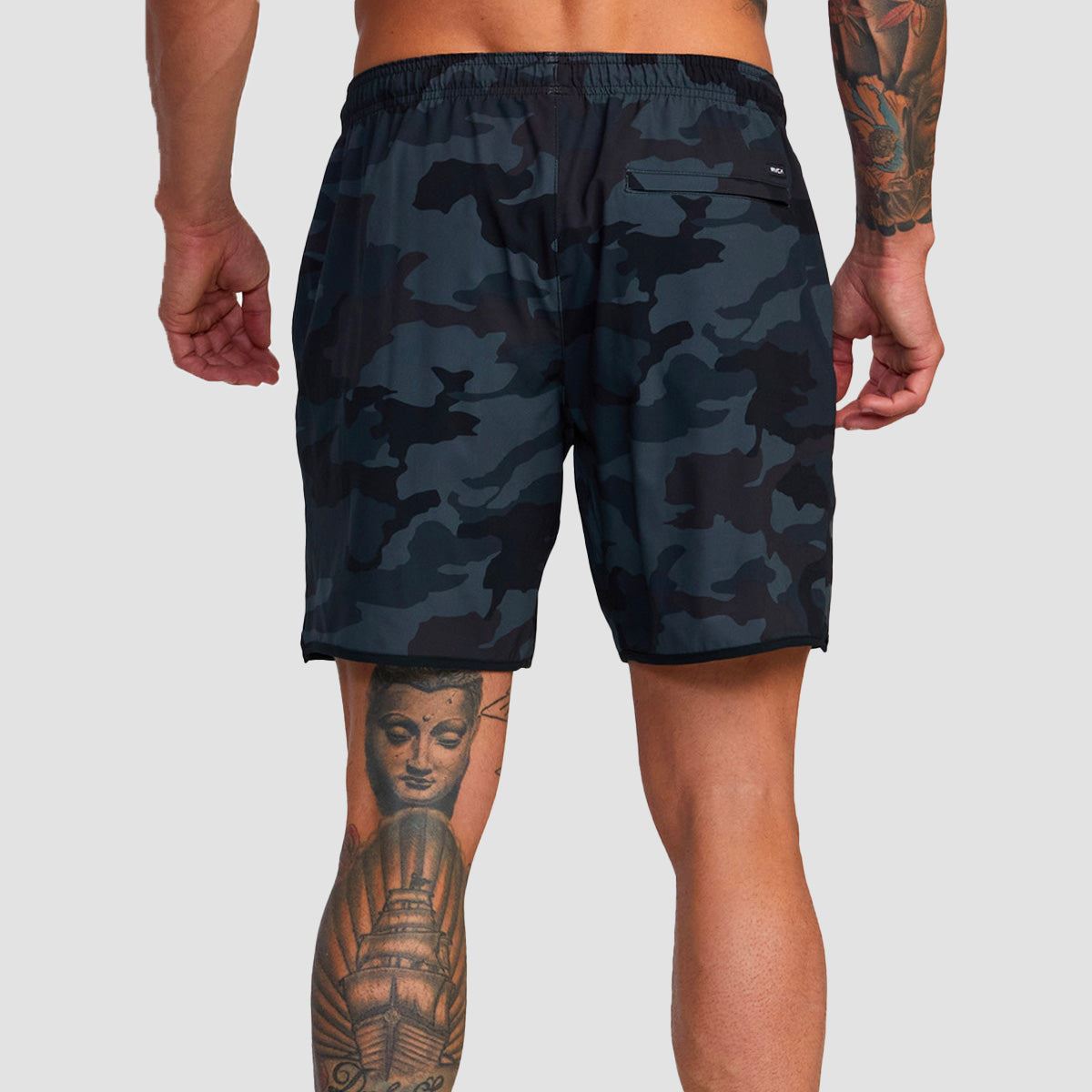 RVCA VA Sport Yogger Stretch 17" Performance Shorts Camo