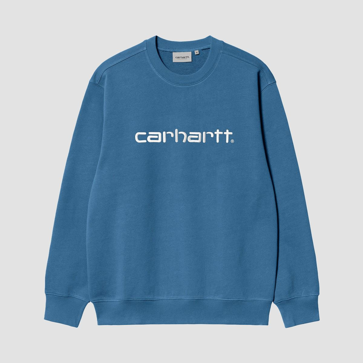 Carhartt WIP Crew Sweatshirt Sorrent/White