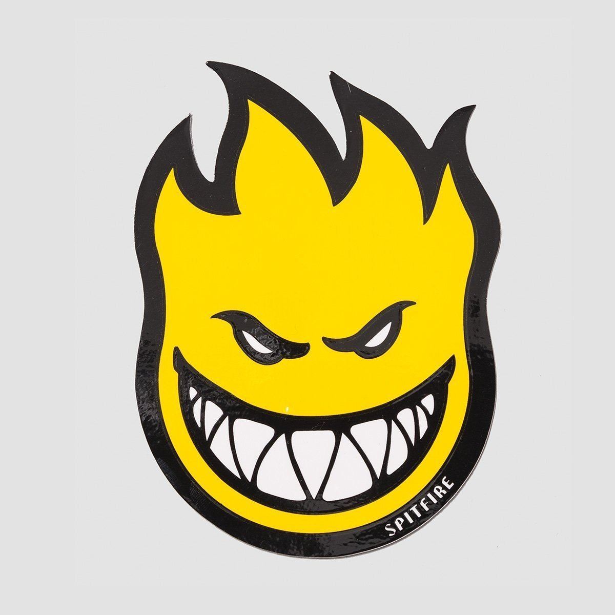 Spitfire Fireball Sticker Medium Yellow 150x100mm