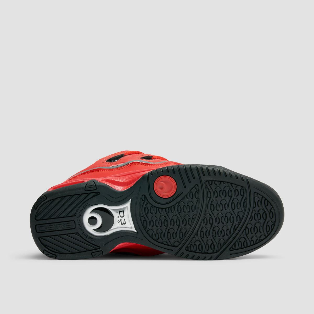 Osiris D3 2001 Shoes - Red/Black/Grey