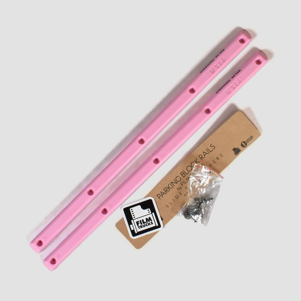 Film Trucks Parking Block Rails Pale Pink