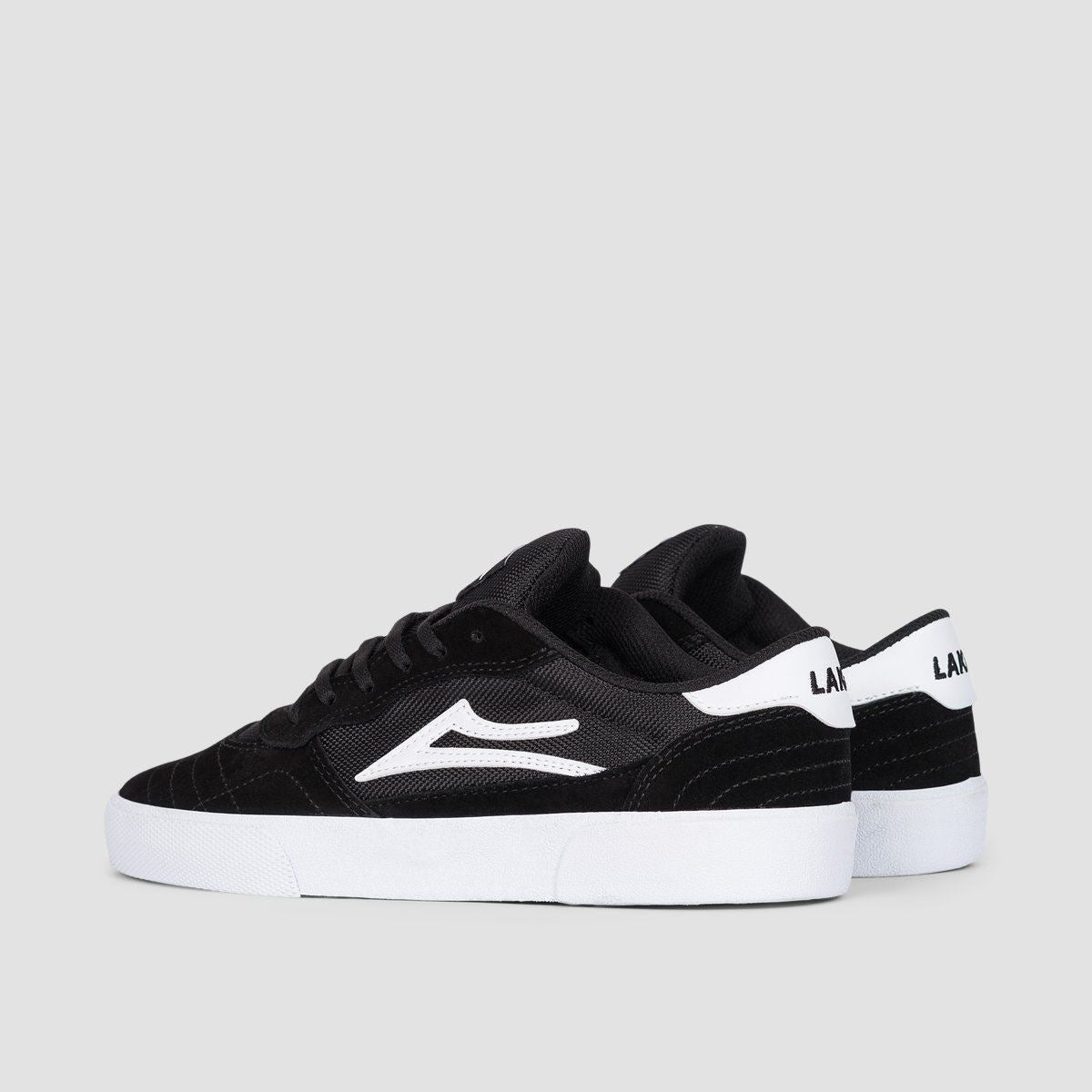 Lakai Cambridge Shoes - Black/White Suede