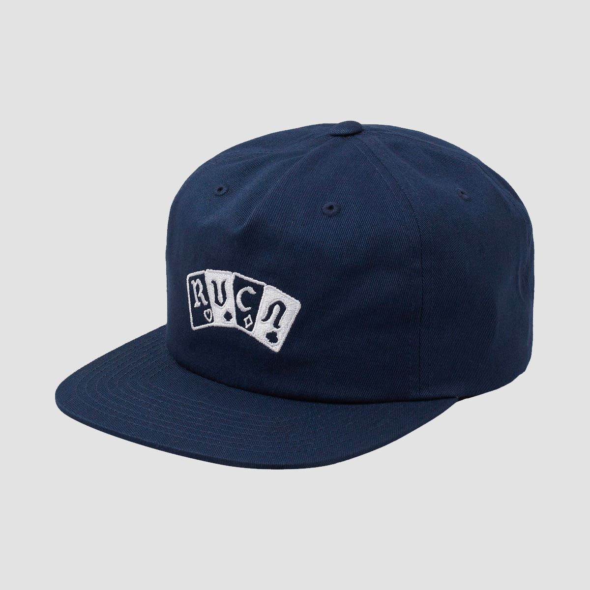 RVCA Vices Snapback Cap Moody Blue