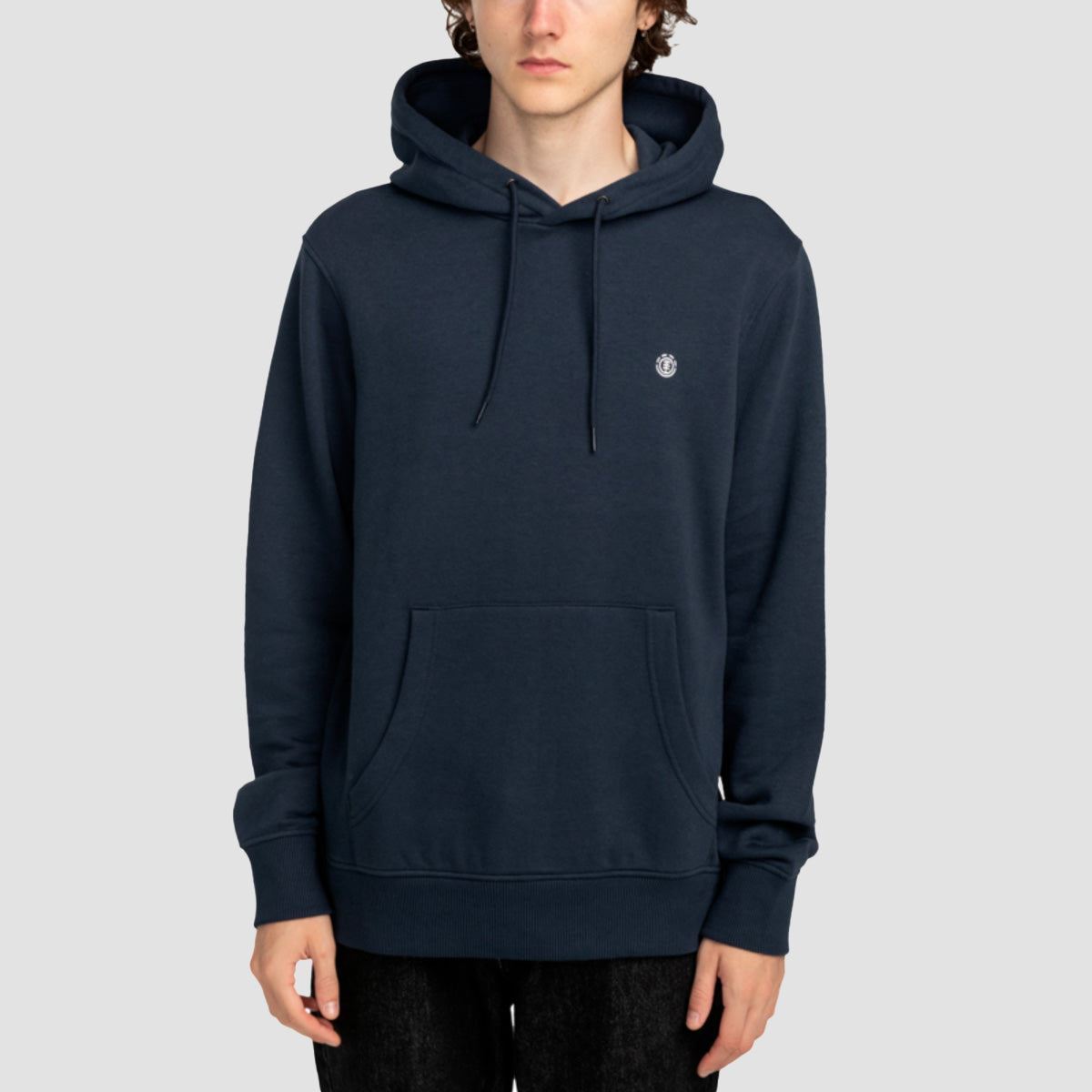 Element Icon Embroidery Pullover Hoodie Eclipse Navy