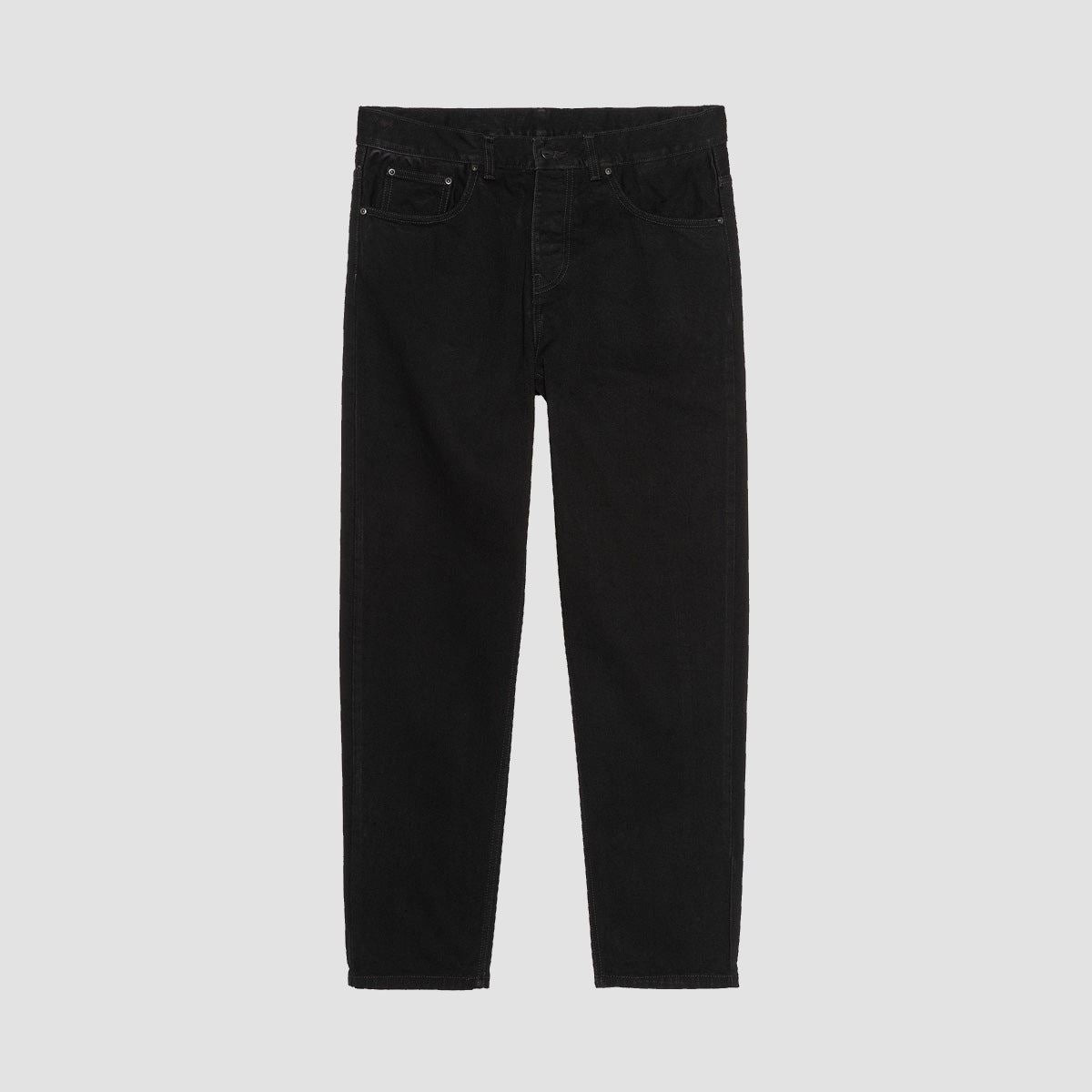 Carhartt WIP Newel Relaxed Tapered Jeans Black One Wash