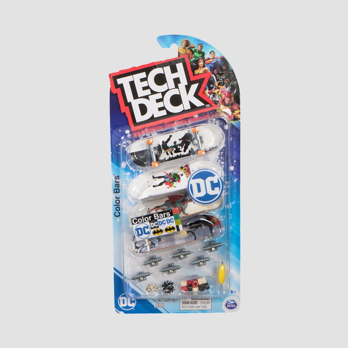 Tech Deck 96mm Fingerboard 4Pack - DC Comics