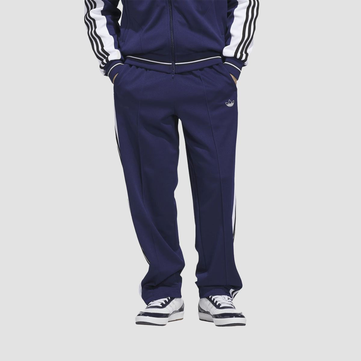 adidas Tyshawn Joggers Track Pants (Gender Neutral) Dark Blue/White/Black