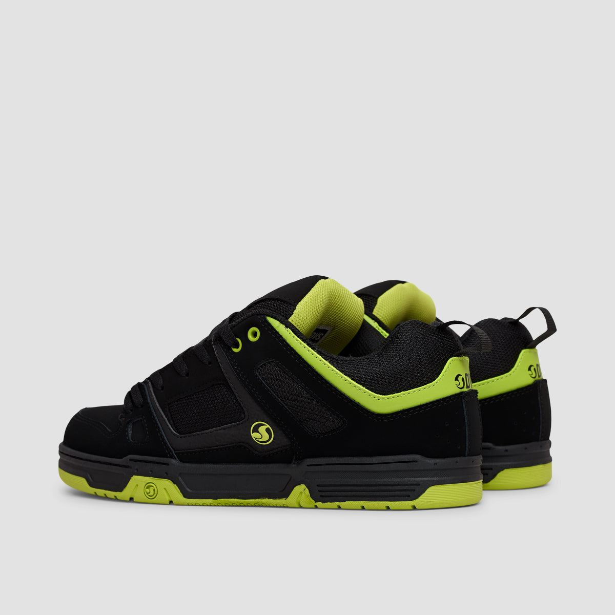 DVS Gambol Shoes - Black/Lime/PU Nubuck