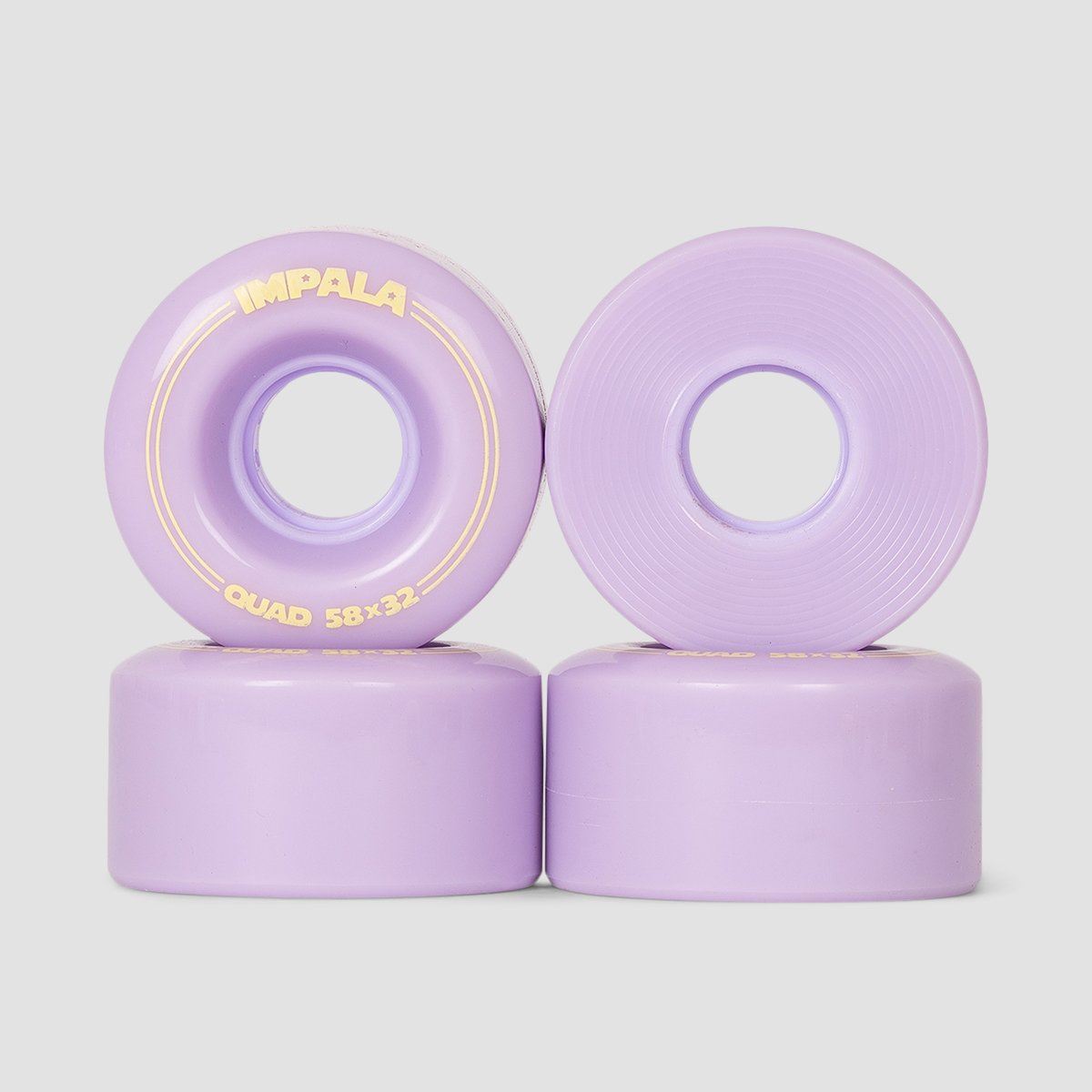 Impala Quad 82A Wheels x4 Pastel Lilac 58mm