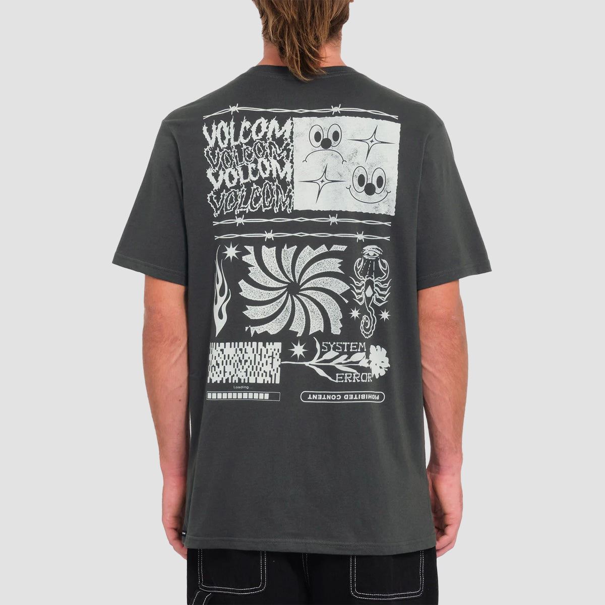 Volcom System Error T-Shirt Stealth