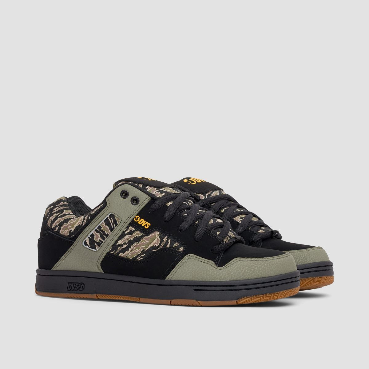 DVS Enduro 125 Shoes - Black/Jungle/Camo Nubuck