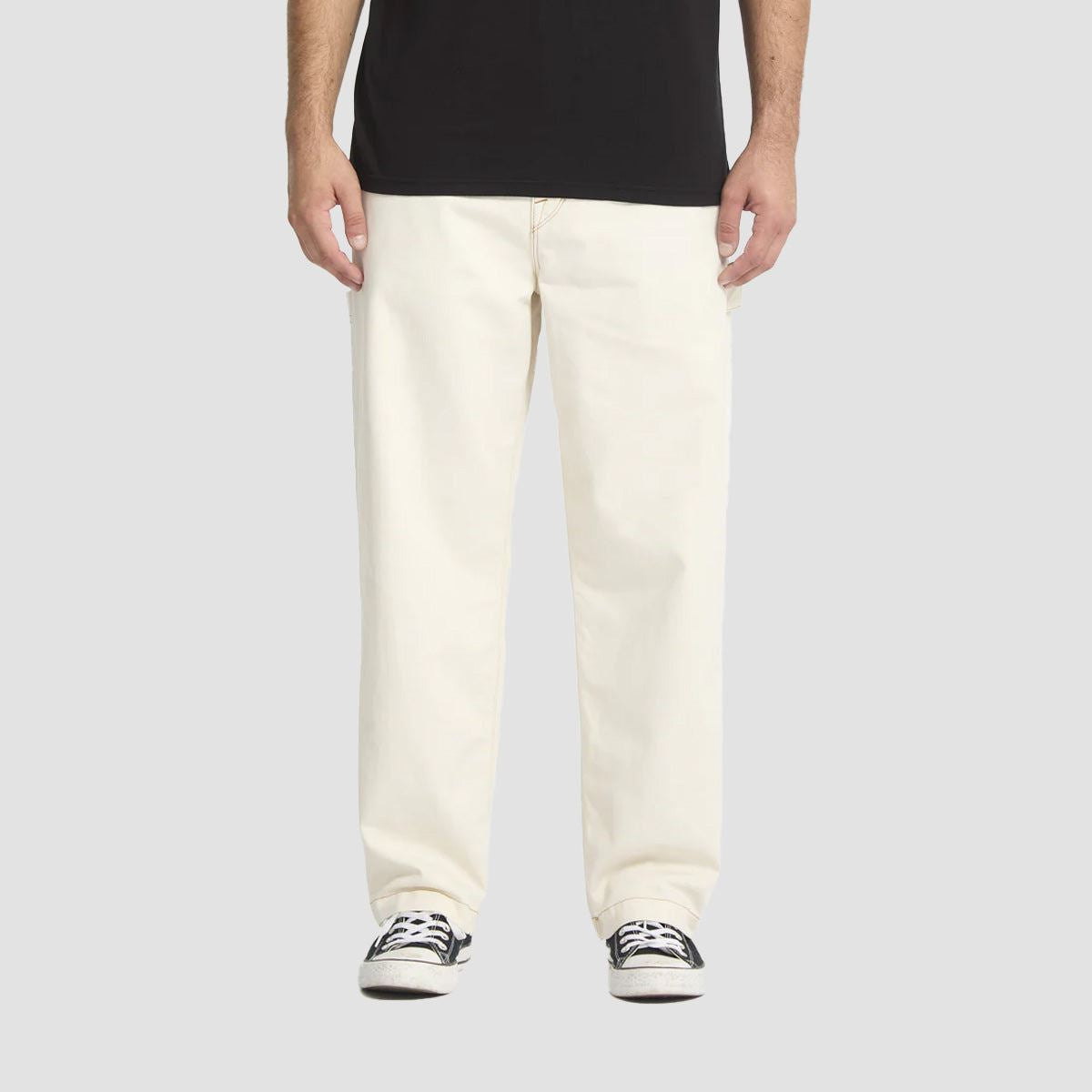 Volcom Kraftsman Loose Fit Jeans Dirty White