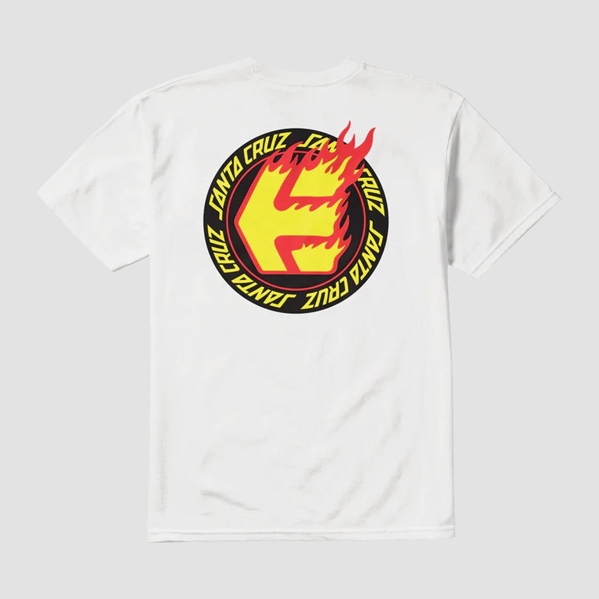 Etnies X Santa Cruz Flame T-Shirt White