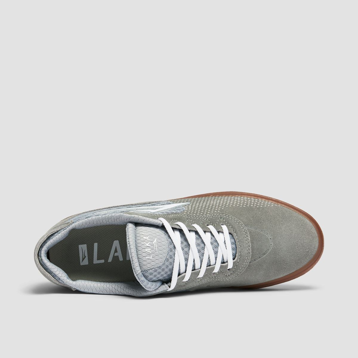 Lakai Essex Shoes - Light Grey/Gum Suede