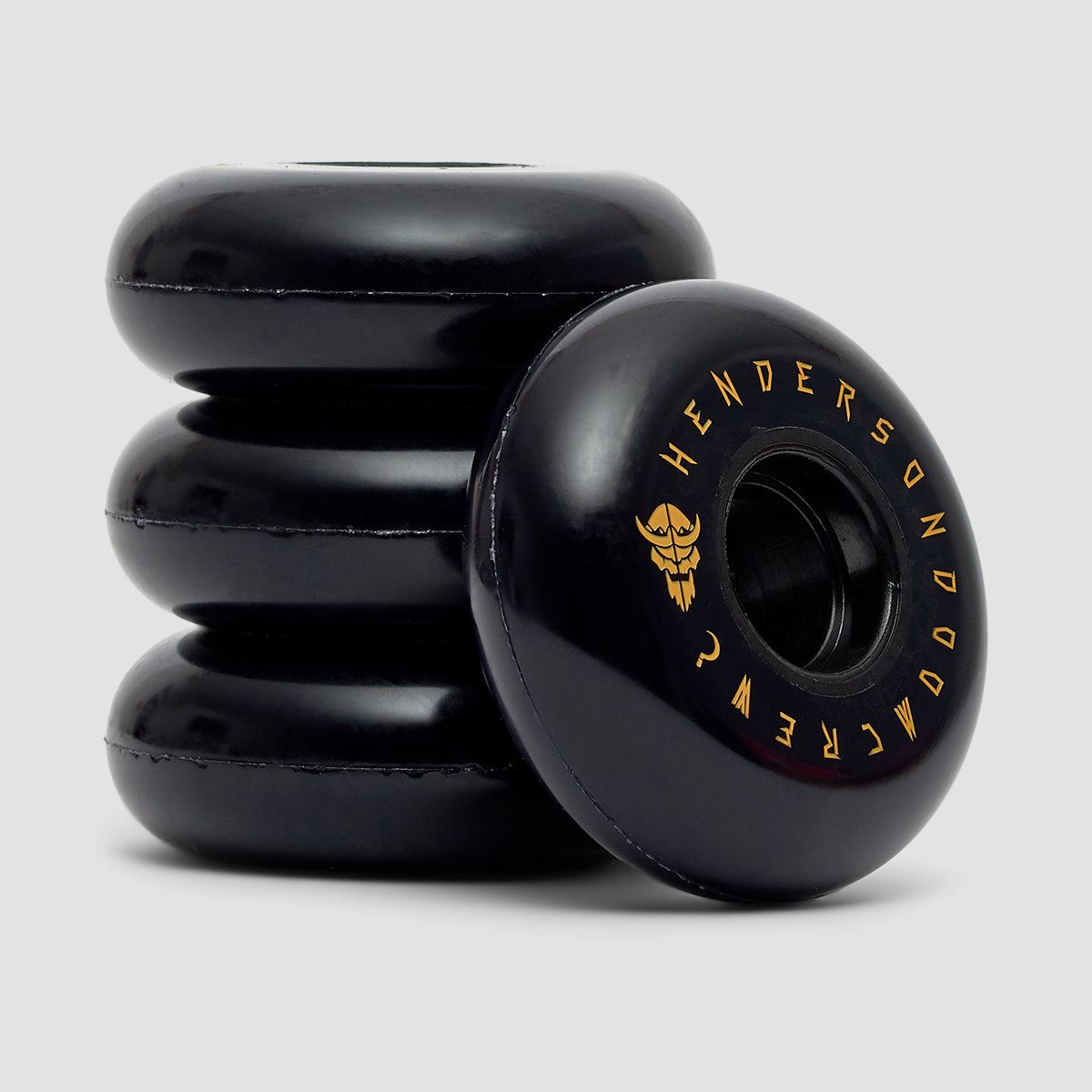 Ground Control Henderson II 90A Aggressive Inline Wheels x4 Black 64mm