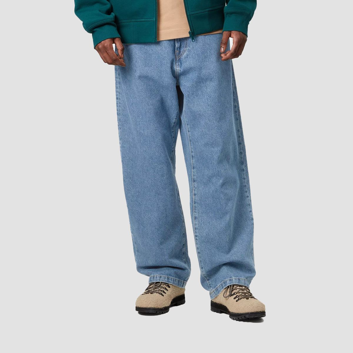 Carhartt WIP Landon Loose Fit Jeans Blue Heavy Stone Wash