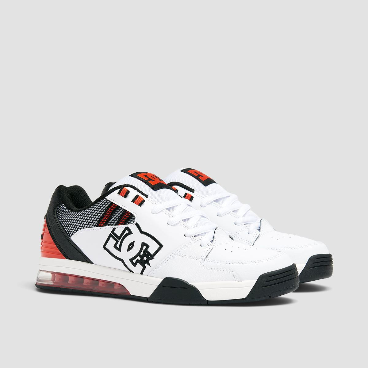 DC Versatile Shoes - White/Black/Red