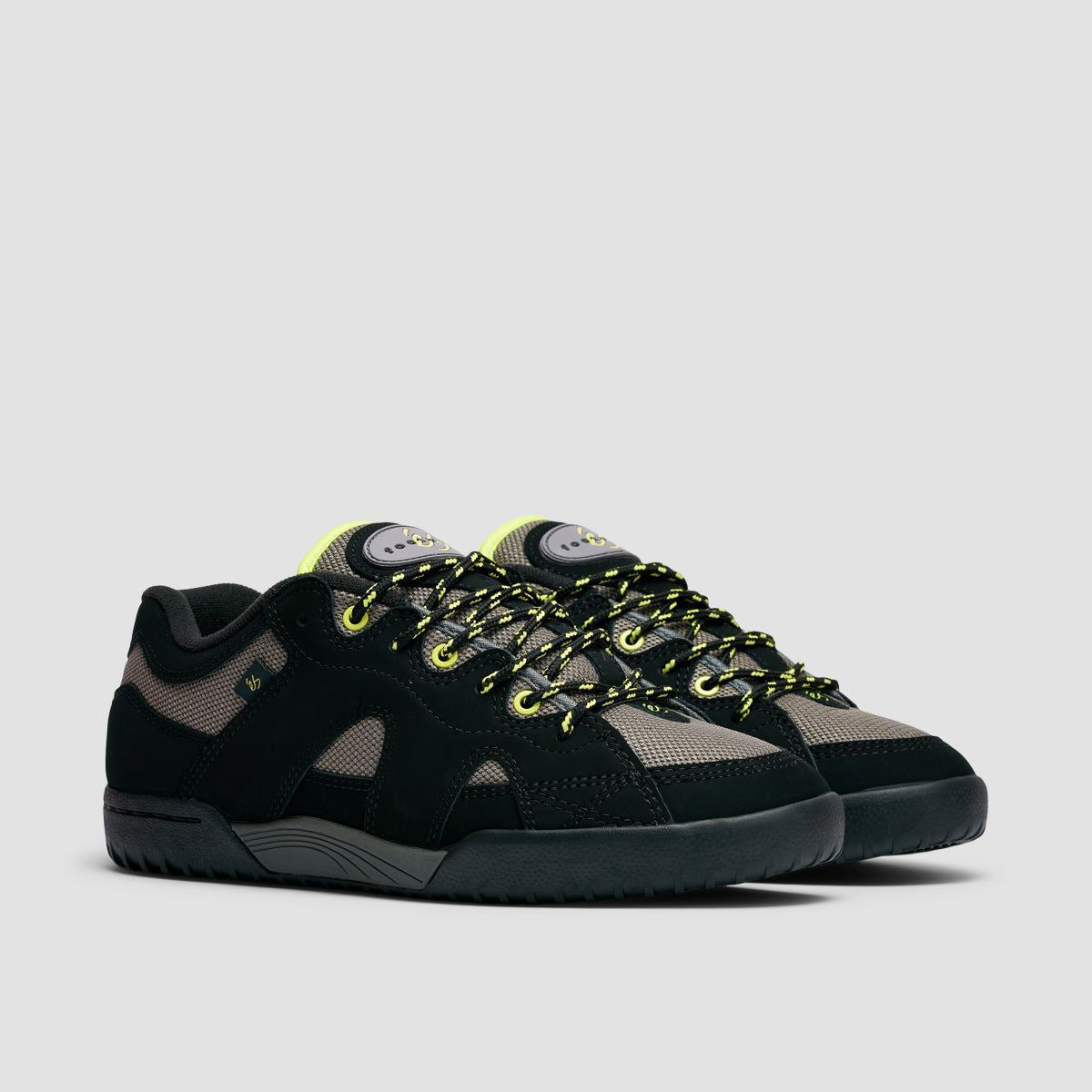 eS One Nine 7 Shoes - Black/Lime