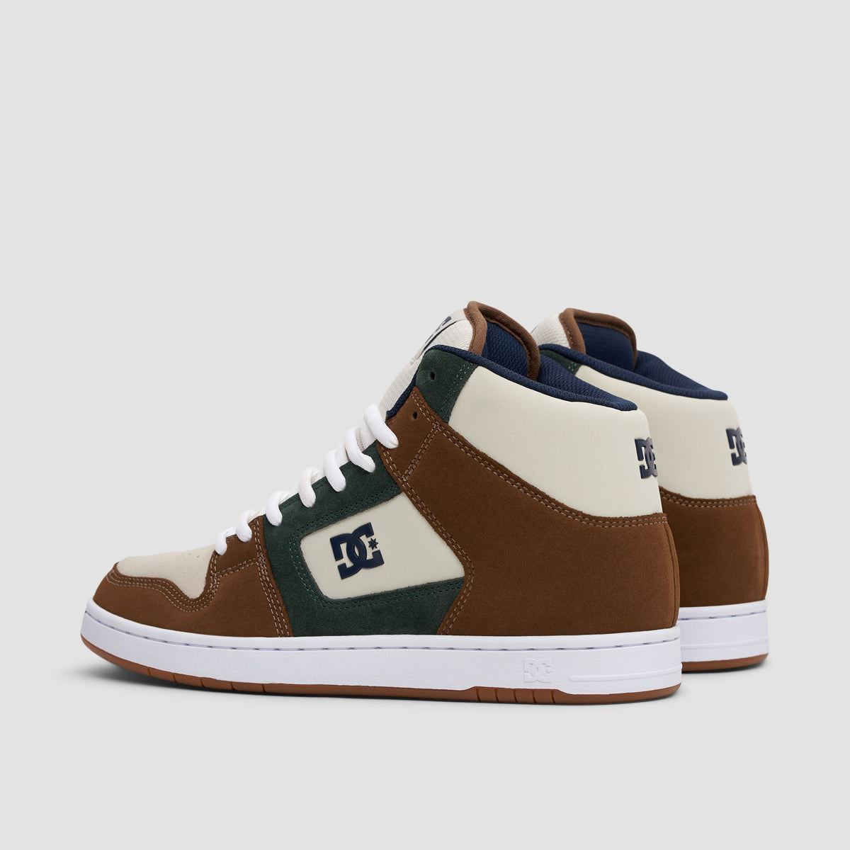 DC Manteca 4 Hi S Shoes - Brown/Brown/Green